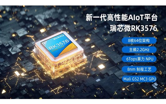 瑞芯微RK3576八核处理器新品核心板SOM7608上市